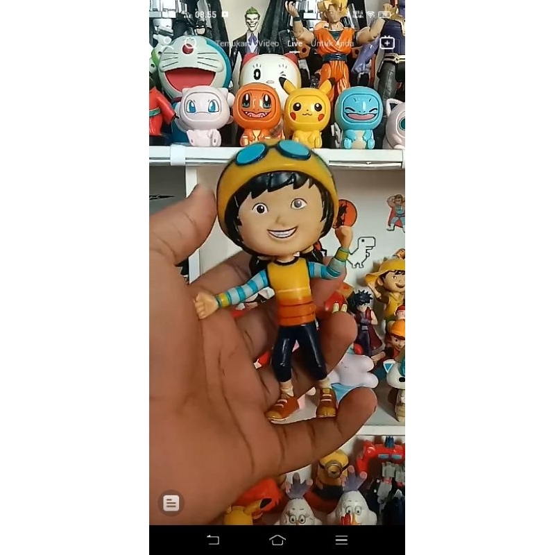 Dijual murah mainan Action Figure ying teman boboiboy bahan karet seperti di foto
