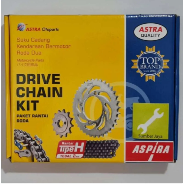 PAKET GEAR SET HONDA VERZA CB150 41T ASPIRA