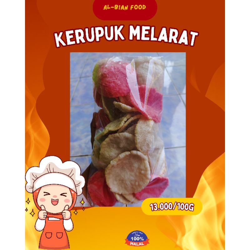 

Kurupuk Sangrai, Kerupuk Melarat, Kerupuk Pasir Kerupuk sangrai/oleh oleh bandung/kerupuk merah putih/non kokestrol