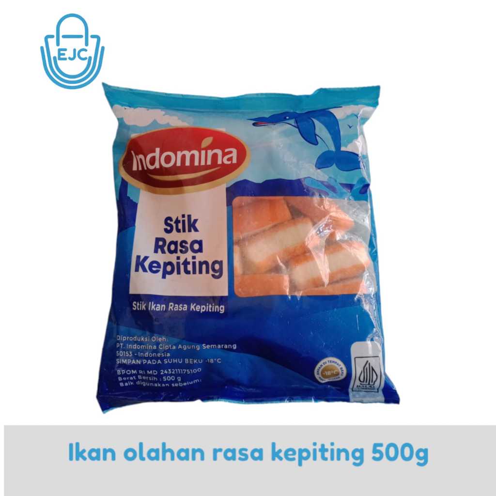 

IKAN OLAHAN STICK RASA KEPITING INDOMINA 500GR