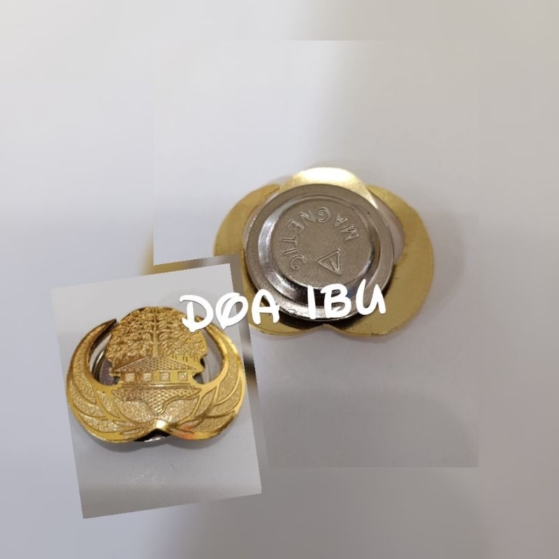 

best seller pin korpri eching kecil-magnet ready stock