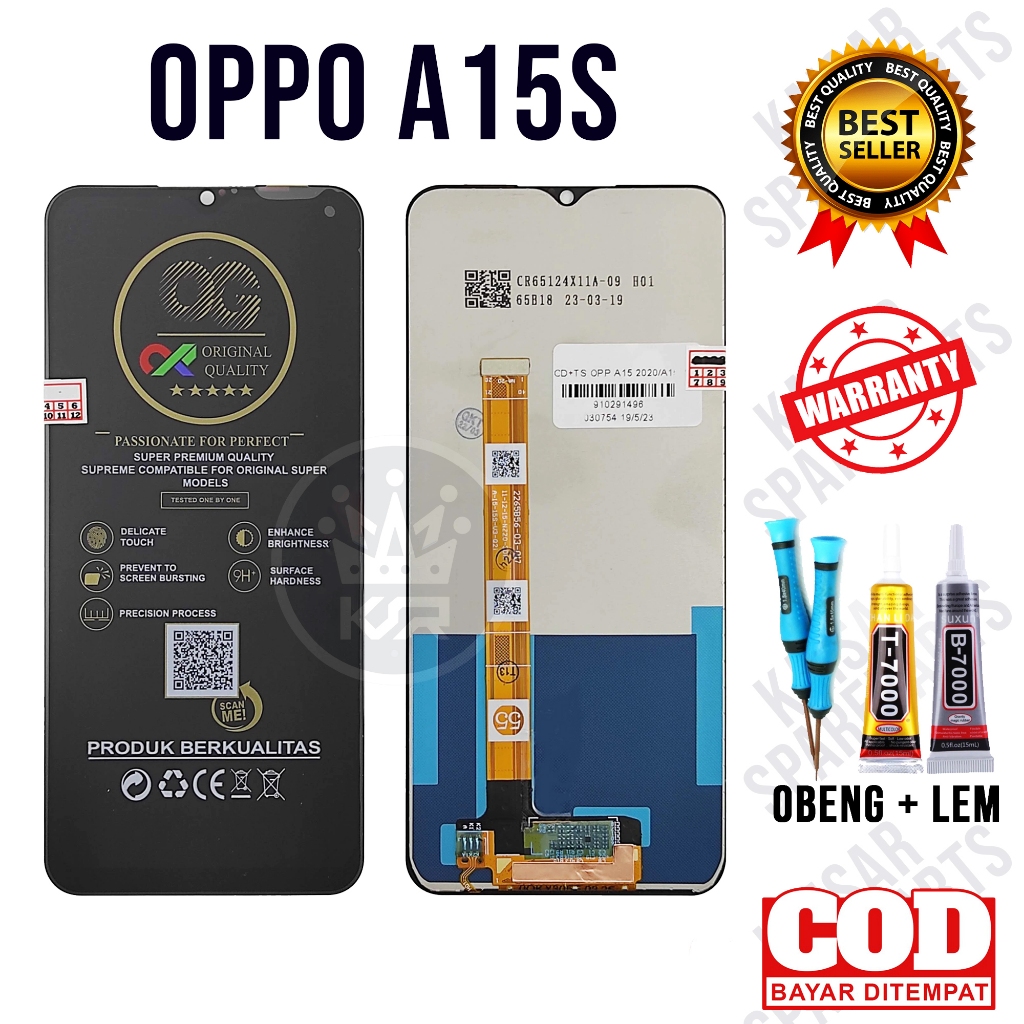 Lcd Touchscreen Oppo A15S Original Lcd Oppo A15S Fullset OEM Quality