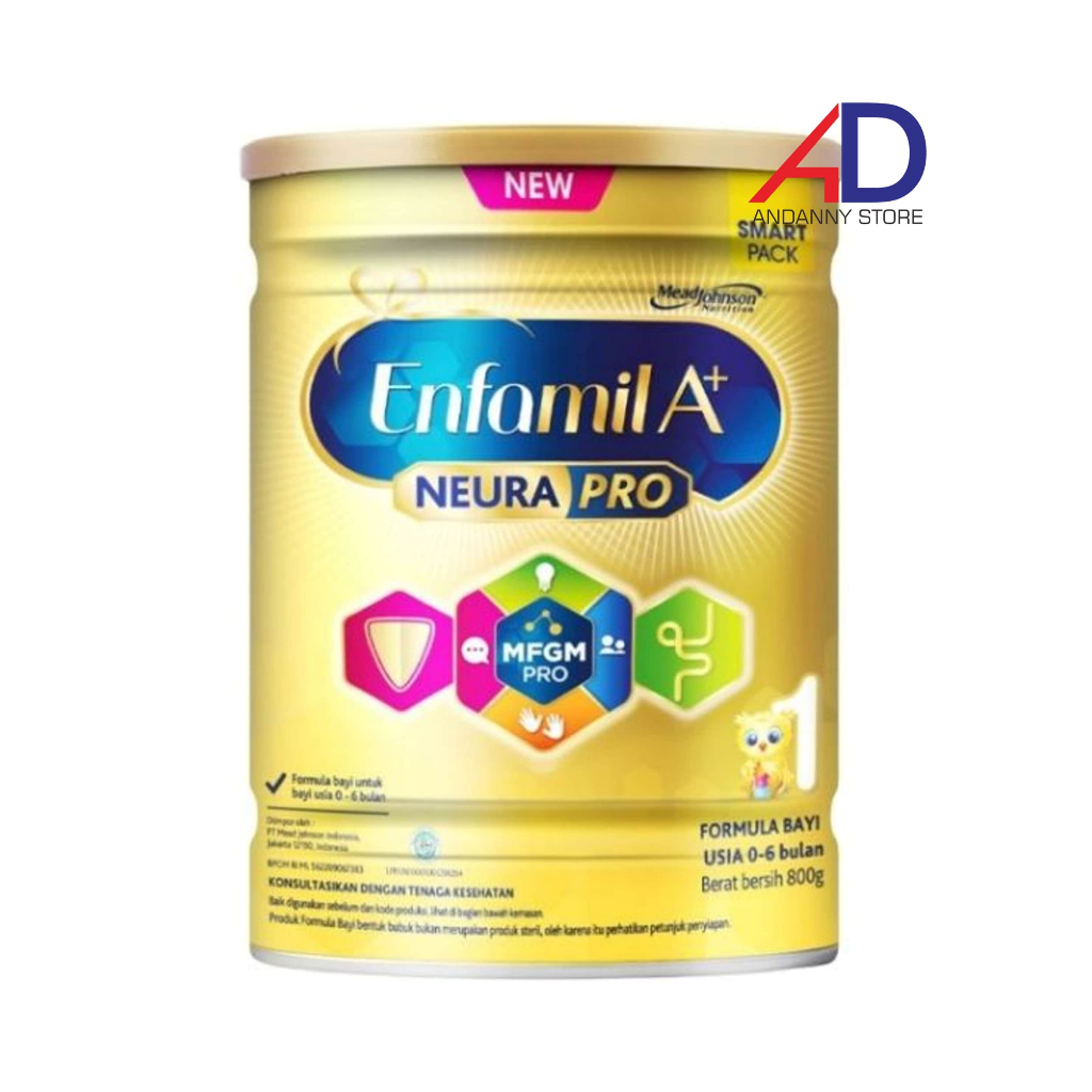 ENFAMIL A+ 1 800GR PLAIN (0-6 BULAN) / SUSU FORMULA ENFAMIL