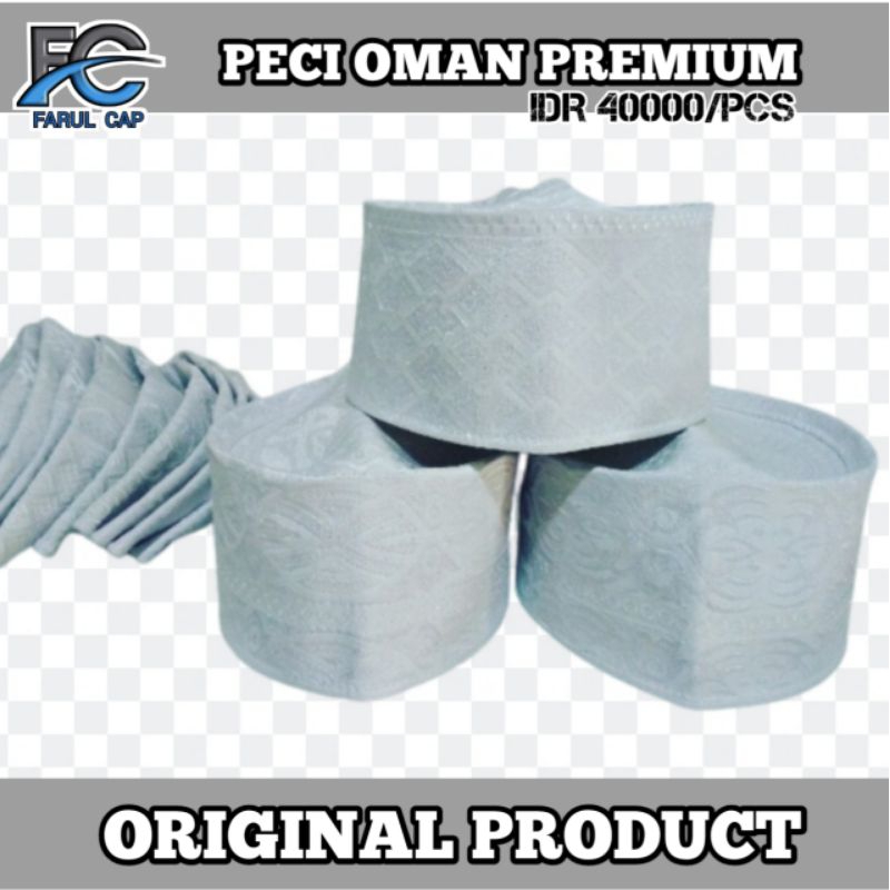 Peci Oman Bangladesh Putih Original