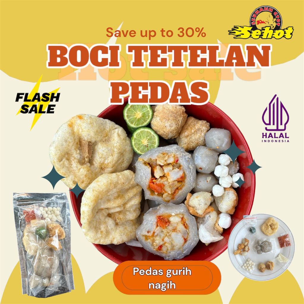 

1 Bungkus Baso Aci Tetelan Pedas Jumbo - Ekonomis