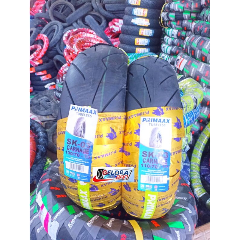 ban matic tubles primaax sk03 110/70-13 ban 130/70-13 ban motor ring 13 ban metic nmax ban tubeles p