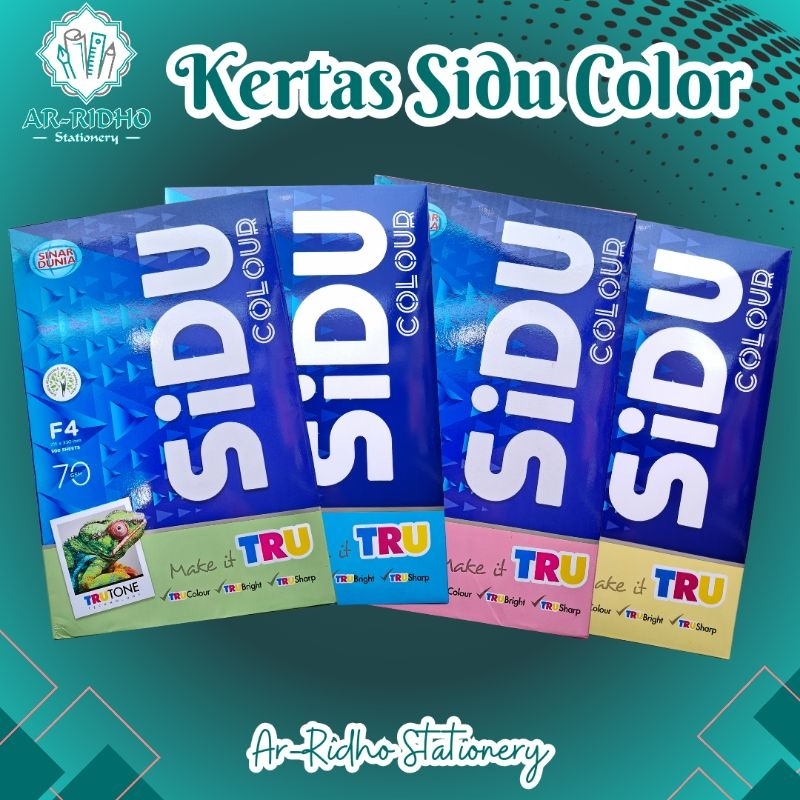 

Kertas SIDU (Sinar Dunia) F4 Pink,Yellow,Green,Blue