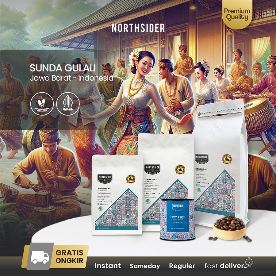 

Northsider Kopi arabika Taneuh Sunda Gulali Honey Coffee