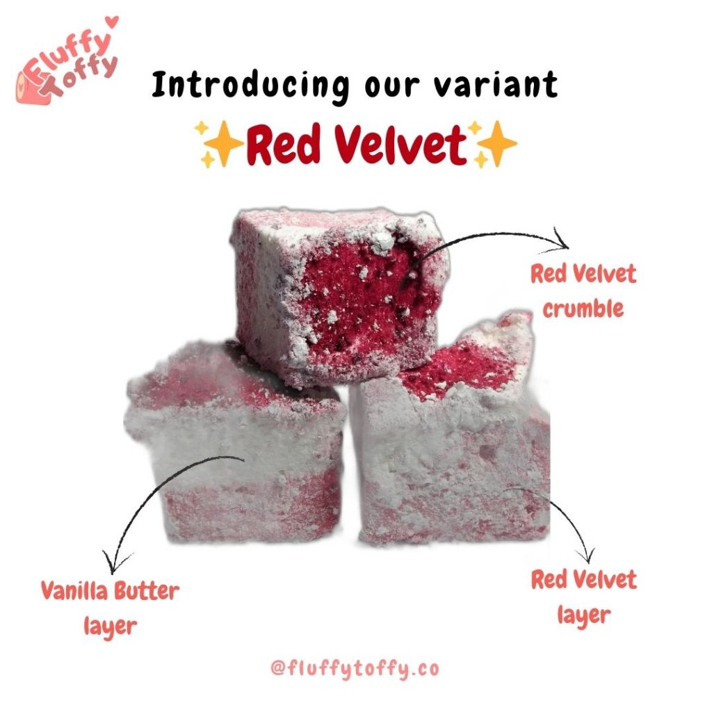 

Red Velvet Marshmallow Homemade HALAL