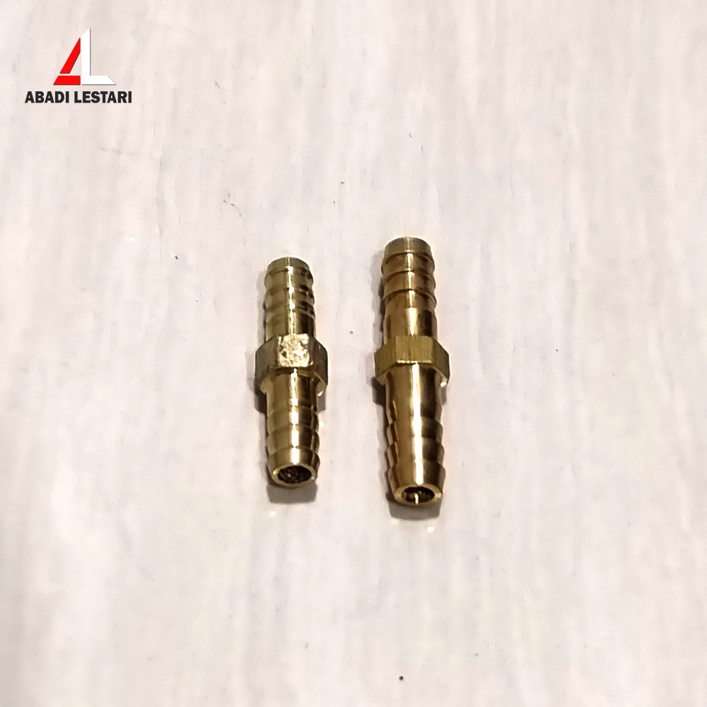 SAMBUNGAN SELANG KUNINGAN 1/4" 3/8" 5/16" 1/2" 3/4" / NEPEL LURUS KUNINGAN UKURAN LENGKAP / SAMBUNGA