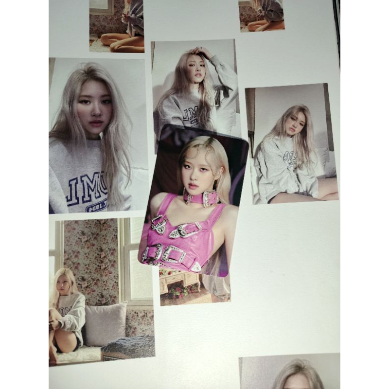 PHOTOCARD ROSE LUCKY DRAW DIGIPACK BORN PINK KTOWN4U