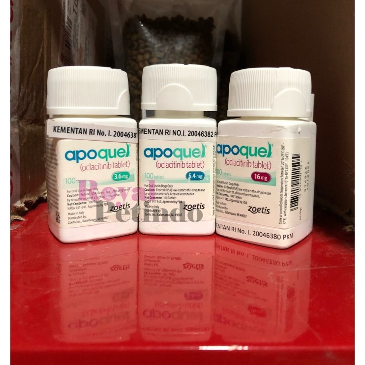 HARGA GROSIR Obat anti gatal anjing tablet isi 10 tablet Apoquel ⛏