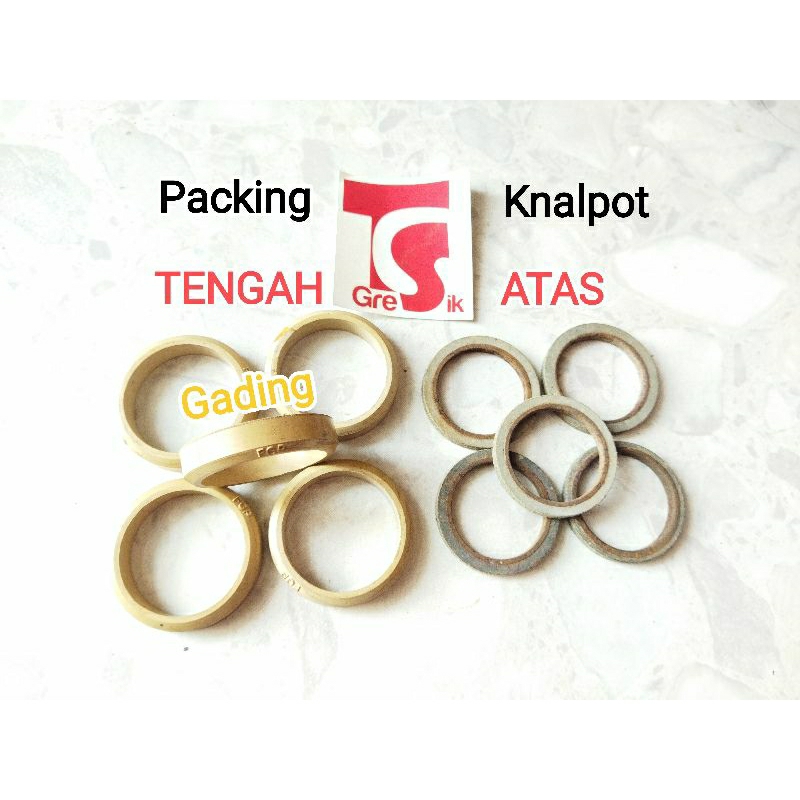 Paking Pack Ring Gading Sambungan Knalpot Tengah Atas RXK RX King RxKing NOS