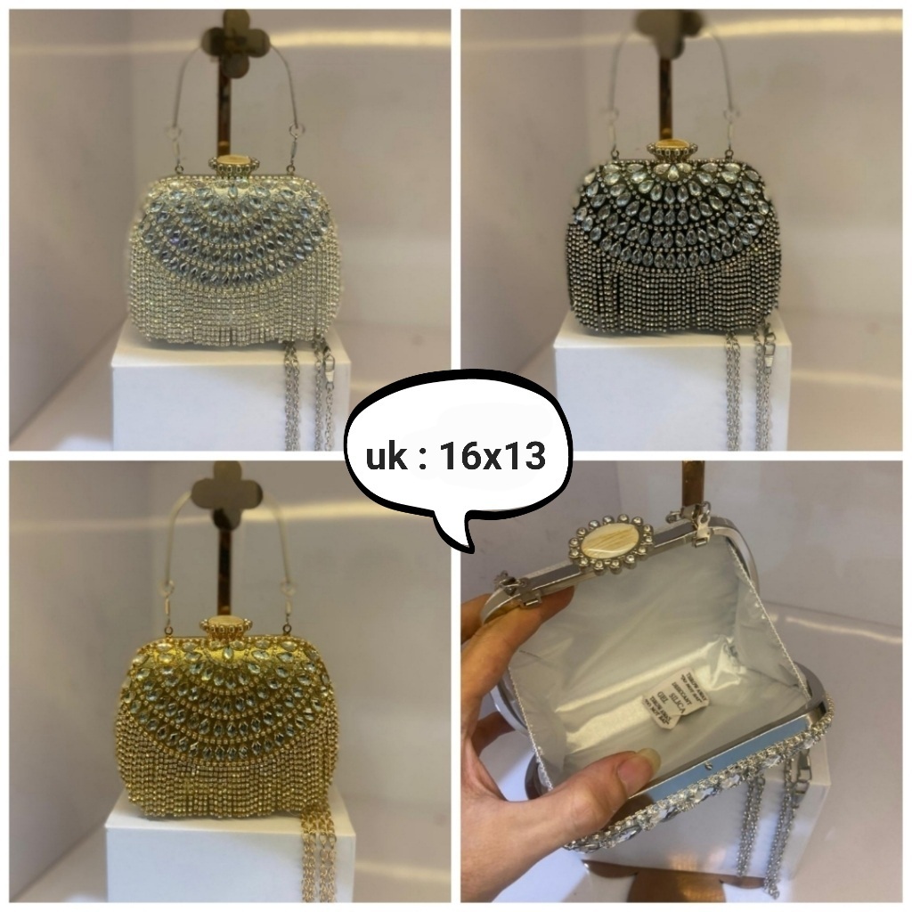 tas pesta wanita mini/tas selempang wanita bling/093