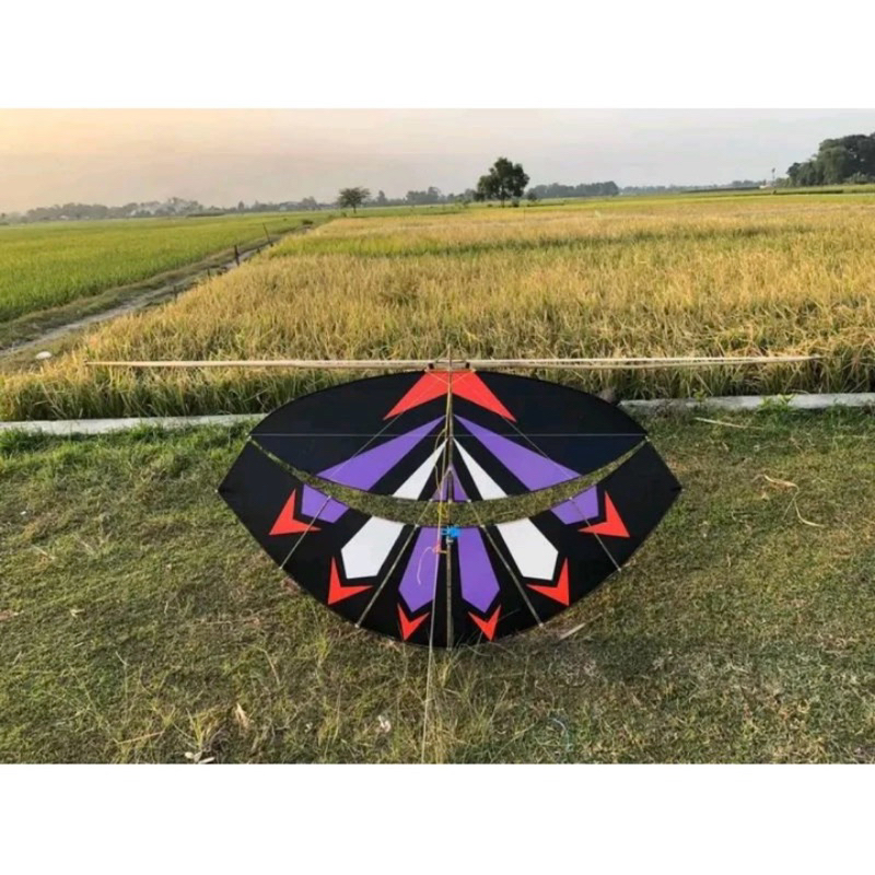 layang layang gapanagn pegon ceper motif uk 2 meter