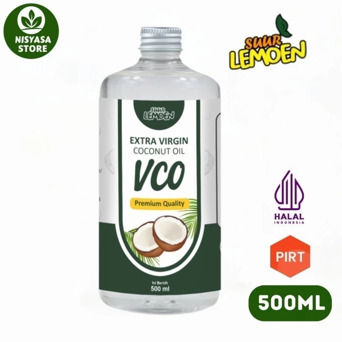 

Suur Lemoen Extra Virgin Coconut Oil 500ml Minyak Kelapa Murni VCO 5O0 ML organik Premium PTRKP