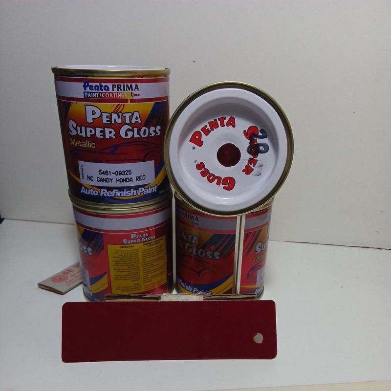 S09325 CAT DUCO MERAH CANDY METALIK PENTA CANDY HONDA RED