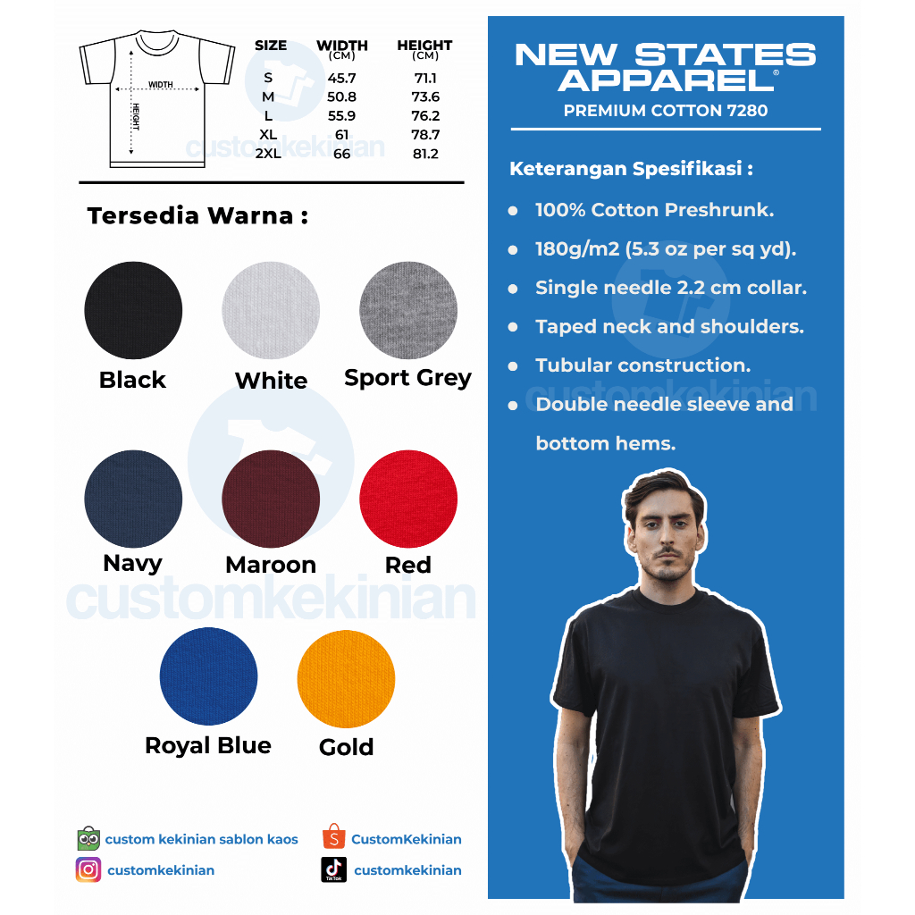 New States Apparel Heavyweight 5400