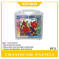 

24 Color Oil Pastel PP Case KENKO