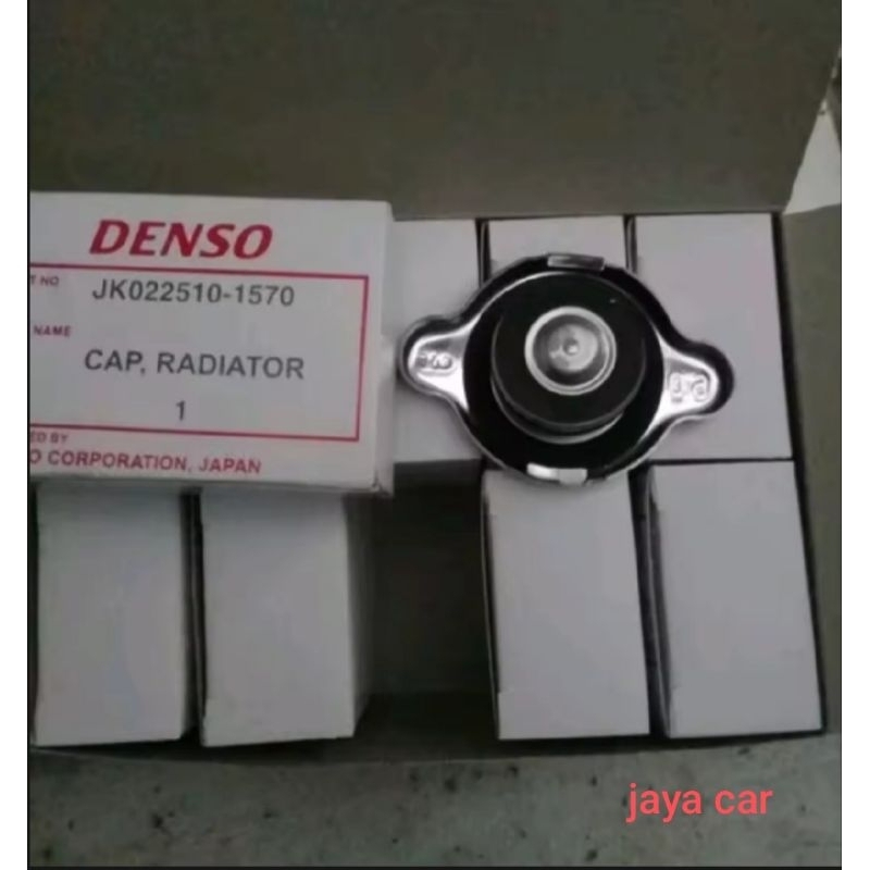 tutup radiator kijang super Grand rover kapsul denso asli
