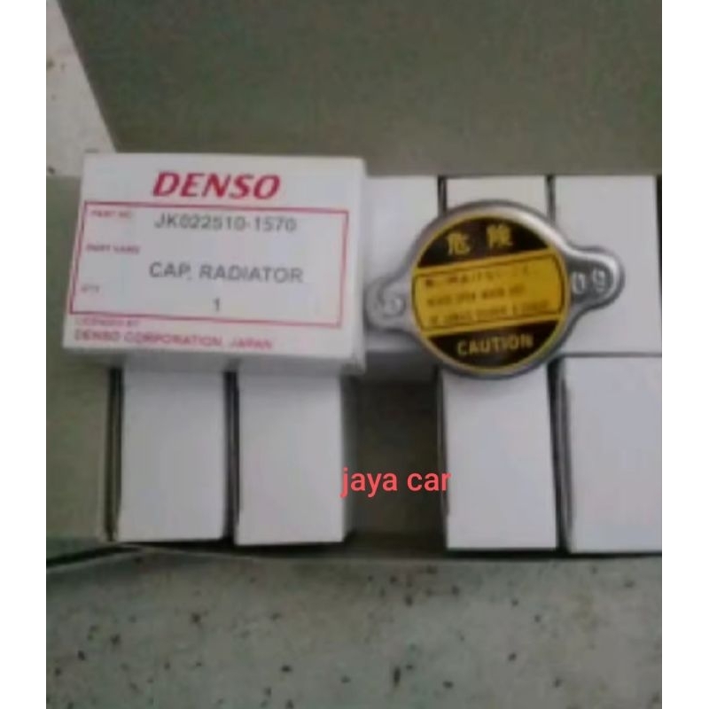 tutup radiator kijang super Grand rover kapsul denso asli