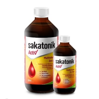 sakatonik activ- multivitamin penambah darah- sakatonik activ 100 ml- sakatonik activ 310 ml