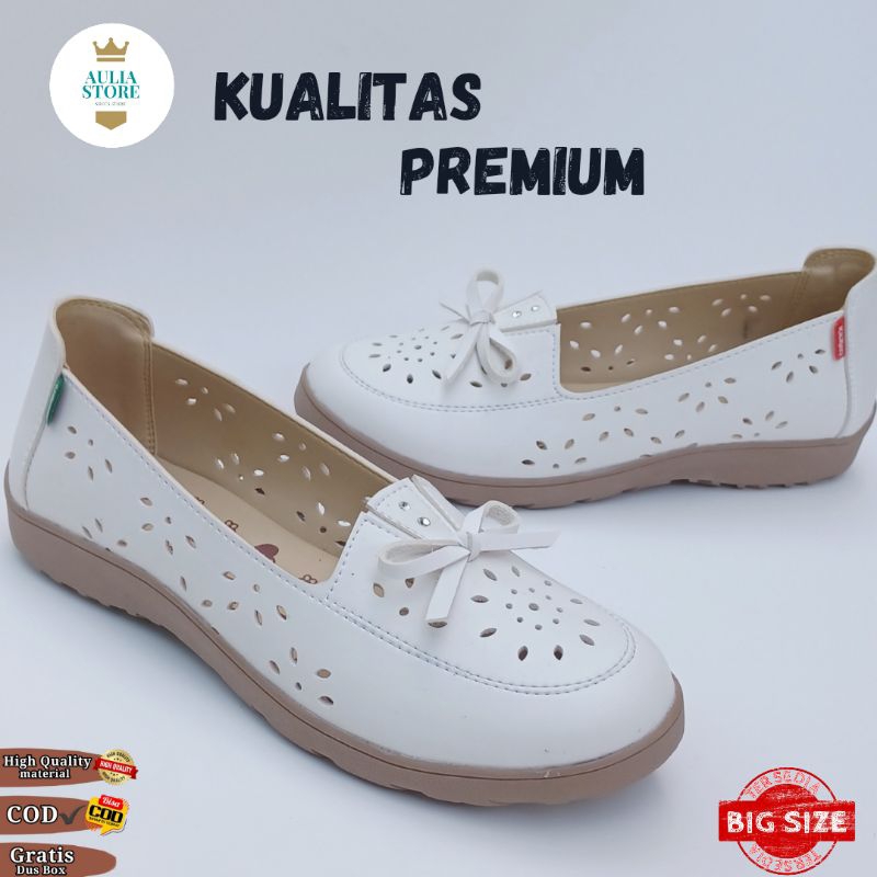 slip on wanita casual standar- big size. (yan)