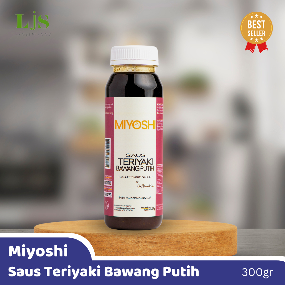 

Miyoshi Saus Teriyaki Bawang Putih 300gr