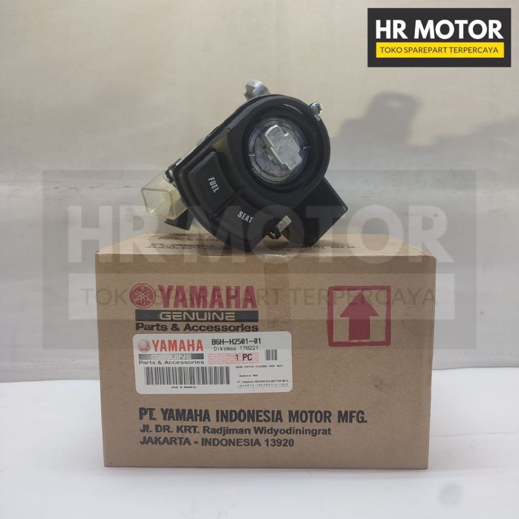 KUNCI KONTAK YAMAHA NMAX NEW KEYLESS KODE B6H-H2501-01 ORIGINAL YGP KUNCI NMAX NEW B6H KEYLESS