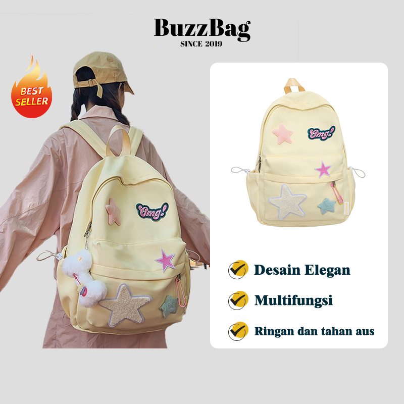 tas sekolah kecil wanita korea tas aesthetic korean style sekolah tas ransel wanita import korea tas