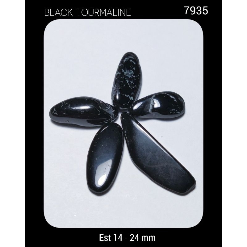 7935 Paket Batu Black Tourmaline