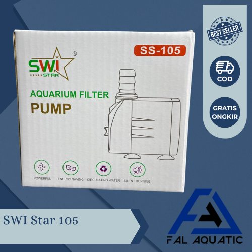 Pompa Swi 105 / SWI STAR 105 / Pompa Aquarium 3000 Lph / Submersible Pump