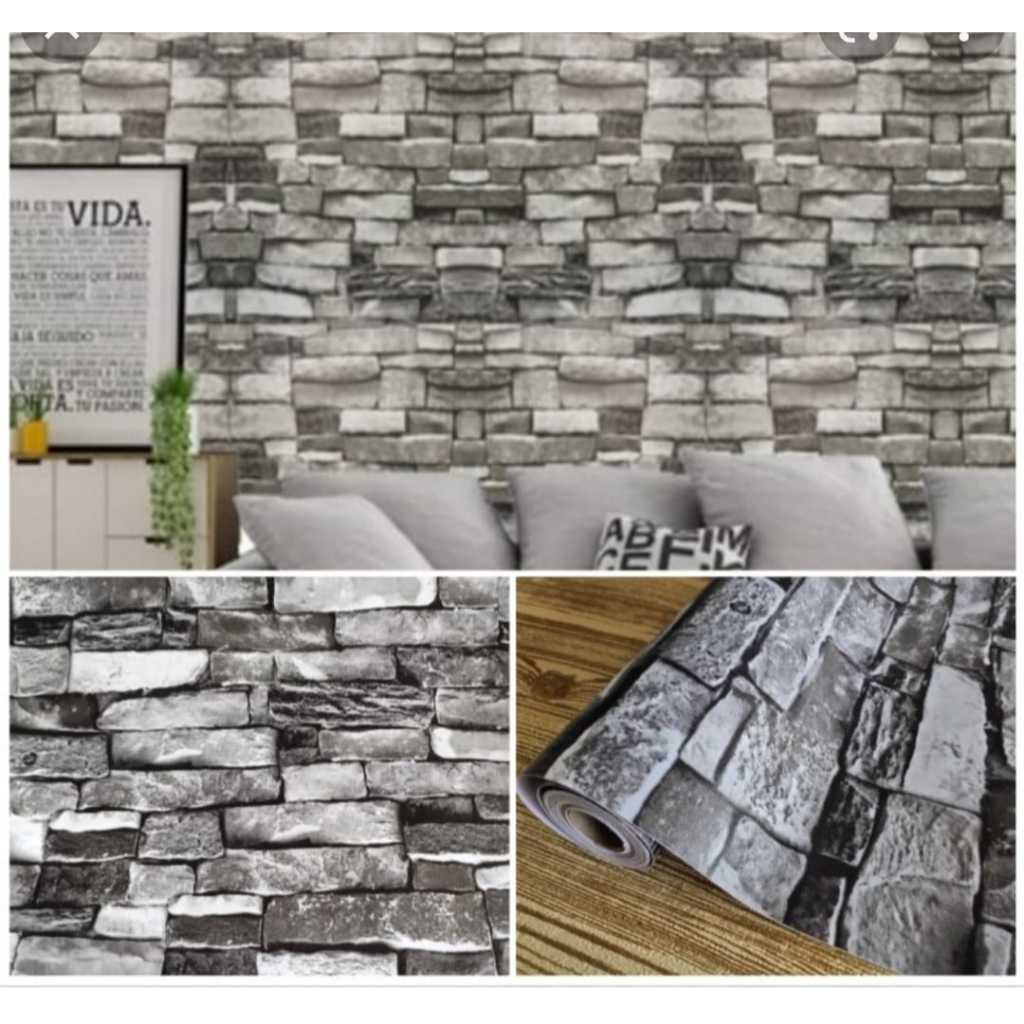 WallpaperDindingSticker/WallstickerMotifBatu/BatuAlamHitam/MotifBatuAlam/WallstickerKamar/Ruangan