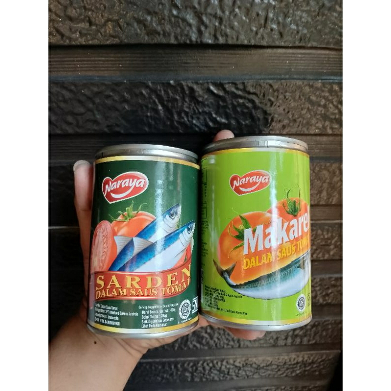 

Naraya Mackerel 425Gr ED. 2026/ Sarden Kaleng Besar / Sarden Naraya / Naraya Makarel Tomat