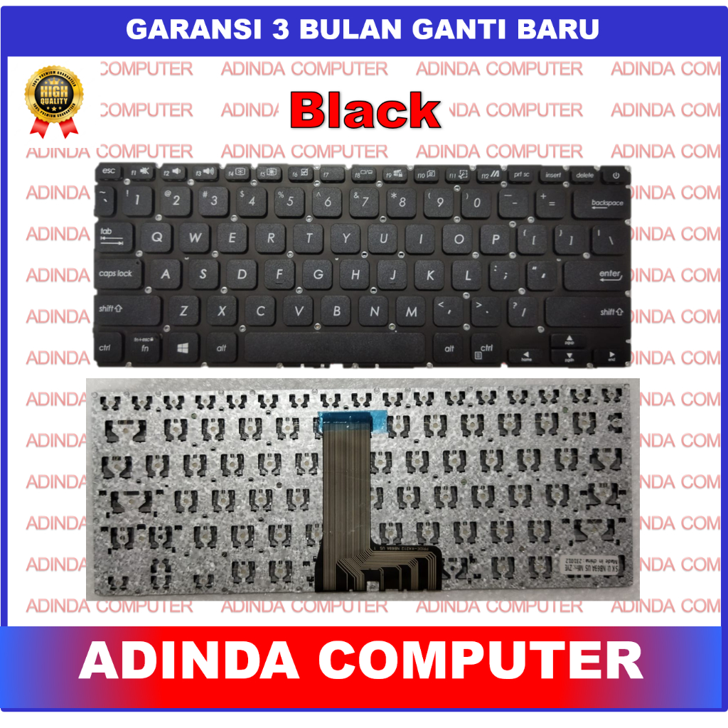 Keyboard Asus X409 A416 A416JP A416JAO A416EP A416EP HITAM