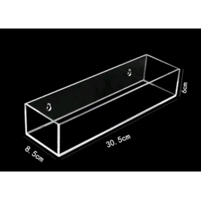 acrylic/rak serbaguna/rak dinding/rak tempel