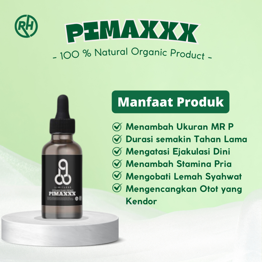 PIMAXXX - Multivitamin Suplemen obat pembesar dan perpanjang MR.P Ampuh Permanen BPOM HALAL TERLARIS
