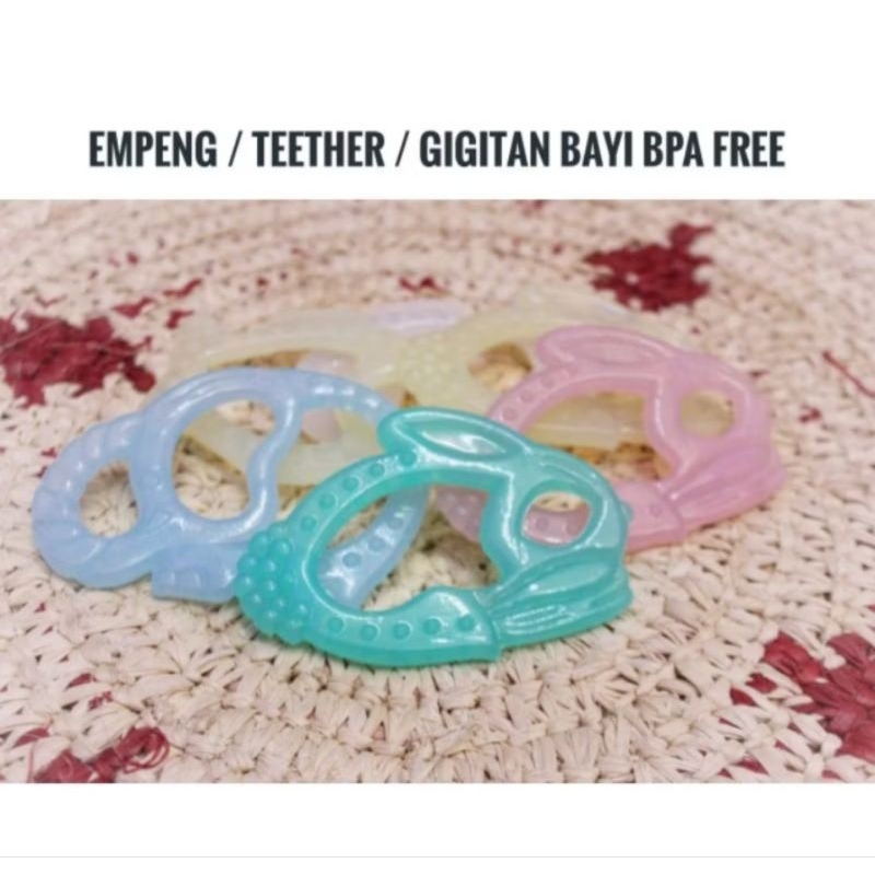 Ninio Silicon Teether / Mainan Gigitan Bayi Silicon