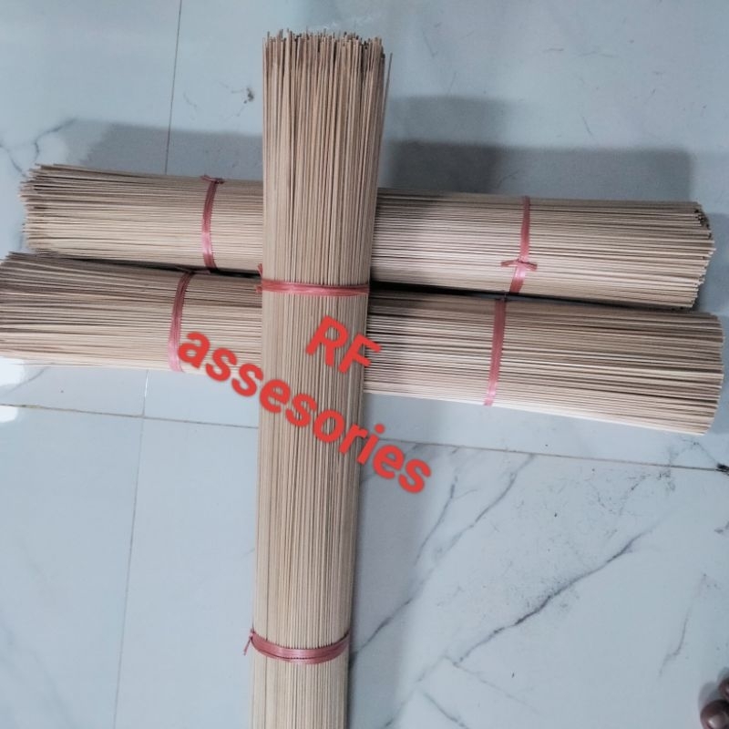 Ruji angsang 4mm 40cm isi 1000pcs/lidi bambu untuk sangkar burung dan merpati