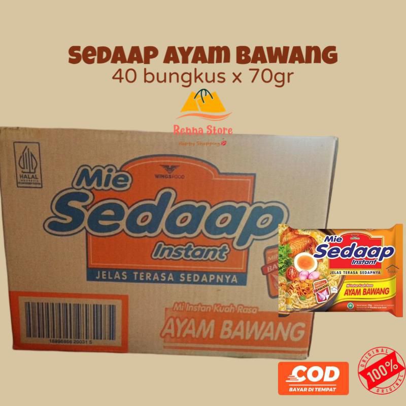 

SEDAAP Ayam Bawang 70gr (1dus isi 40pcs)