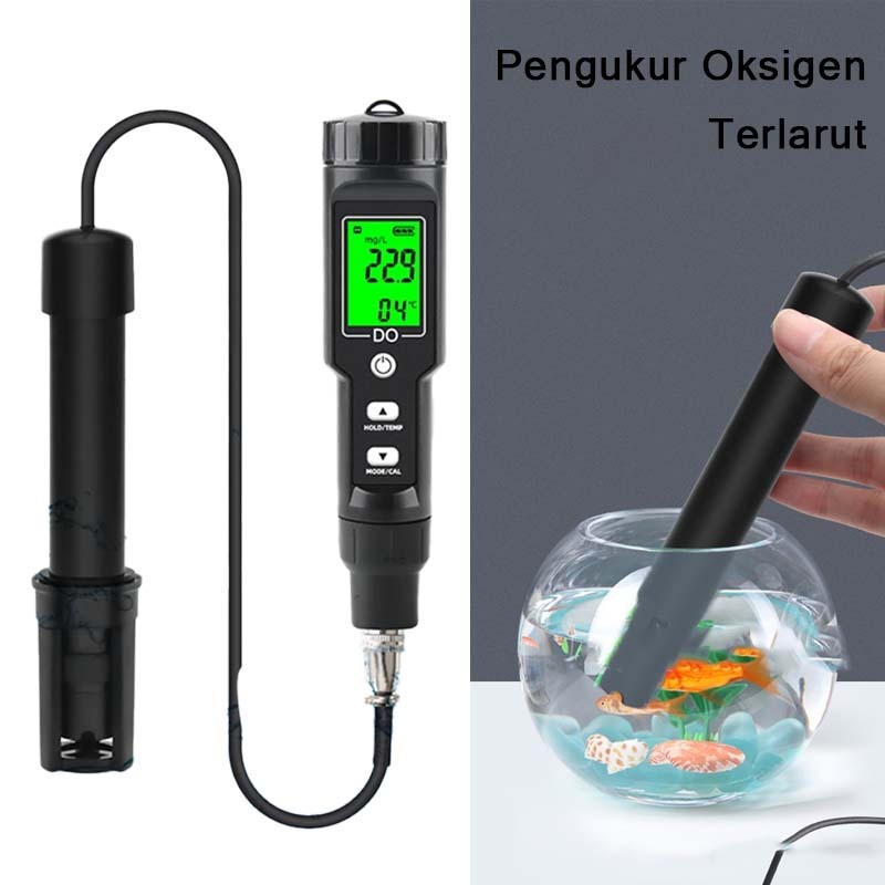 Dissolved Oxygen Meter Do Meter Oksigen Oxygen Tester Alat Ukur Oksigen Air Do9100 Pengukur Oksigen 
