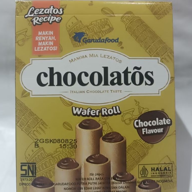 

Wafer stick chocolatos 1 box isi 24 pcs cocolatos 500 astor cocho latos