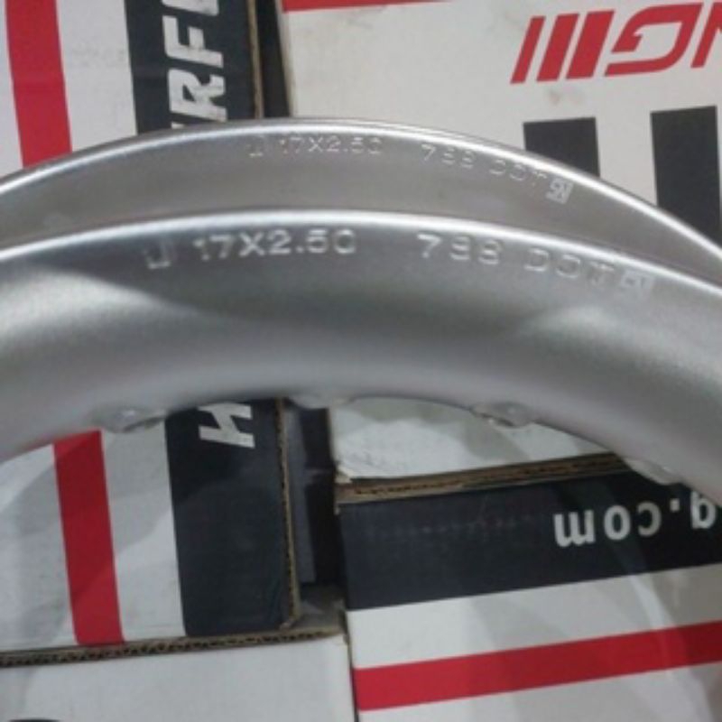 TDR Velg Pelek TDR 250 ring 17 28 Hole warna Silver Original TDR