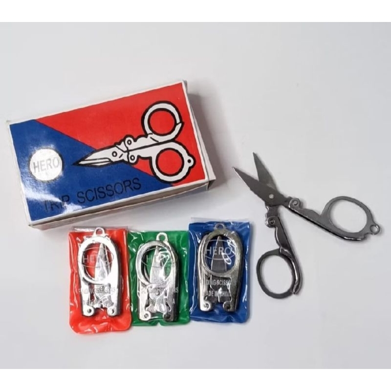 

12 PCS GUNTING LIPAT STAINLESS STEEL - 1 PAK GUNTING STAINLESS STEEL / GUNTING KECIL LIPAT / GUNTING STAINLESS STEEL / GUNTING