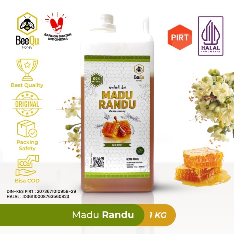 

Madu Randu Murni Asli 100% Tanpa Campuran - BeeQu Honey