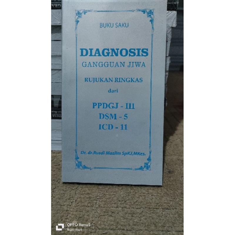 Buku Saku Diagnosis Gangguan Jiwa PPDGJ