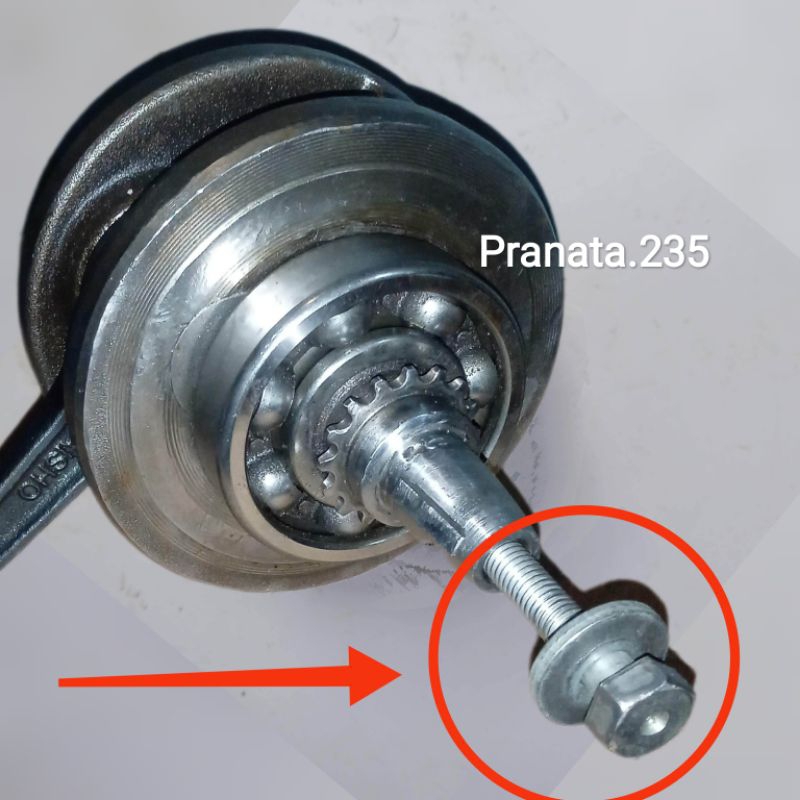 Original Set Baut Ring Pengunci Magnet CB GL 100 125 Pro Max Series JAPAN Ori Second Kruk As Kiri Ma