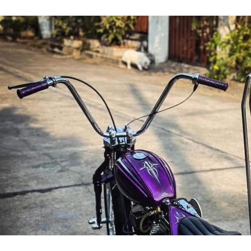 Stang Custom Chopper British Lowrider Avehanger Model Lurus Stang Tradisional Vintage