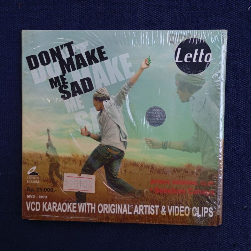 Kaset VCD untuk KolPri Artist Letto album ke 2 Don't Make Me Sad
