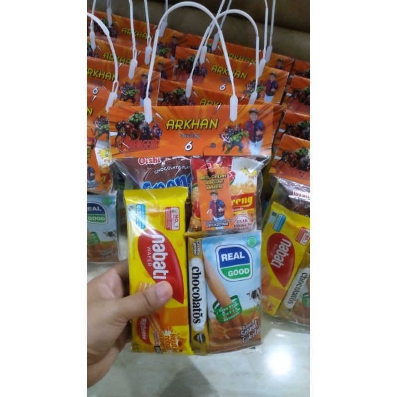 

START 8RB!! BINGKISAN SNACK ULTAH AQIQAH KHITAN GIFT SNACK MURAH (FREE CUSTOM LABEL) PAKETMERIAH